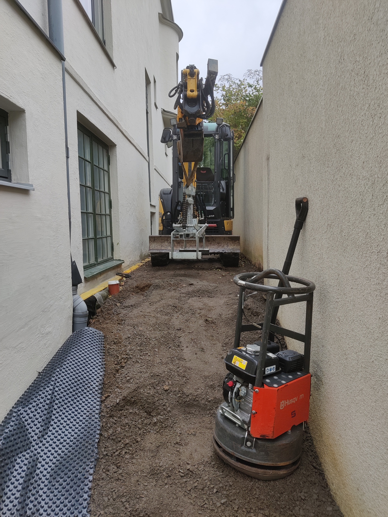 Anläggning av trappa i Helsingborg